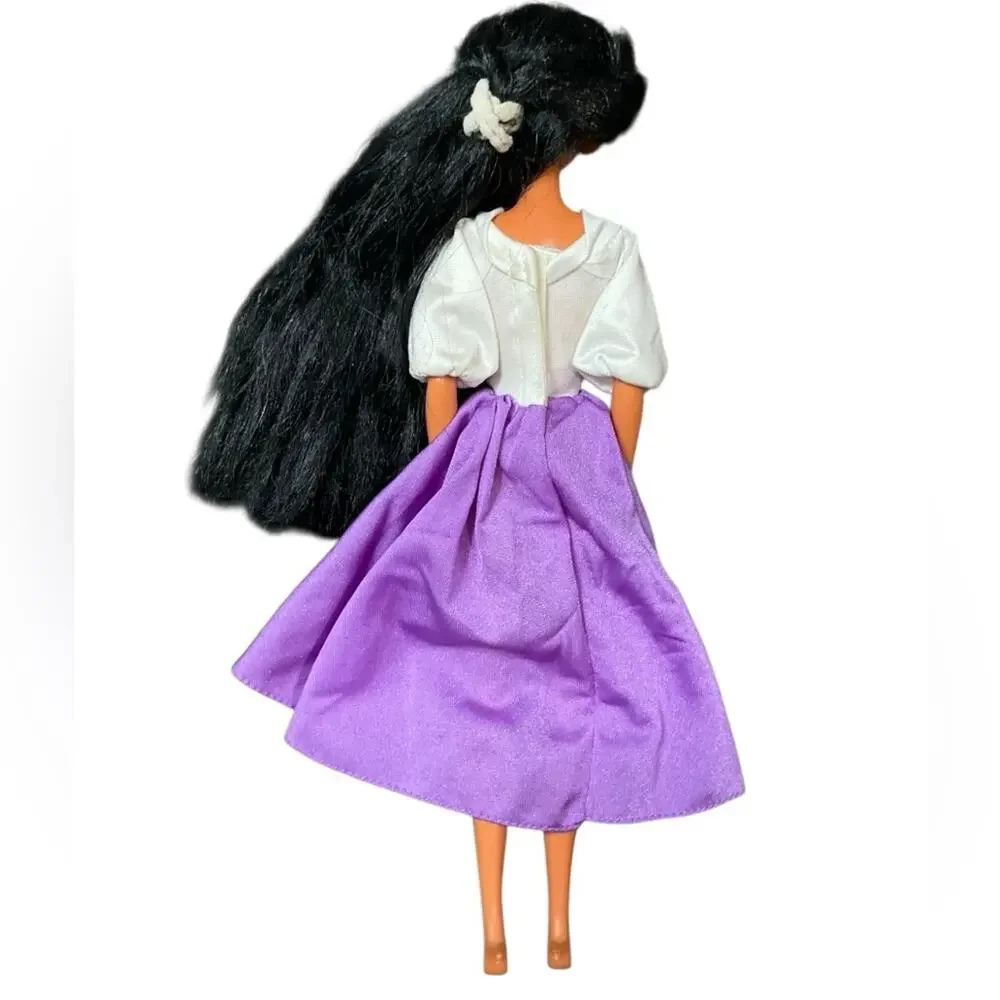 Disney Barbie Doll ESMERELDA Hunchback Notre Dame Gypsy Costume Gold.Earrings